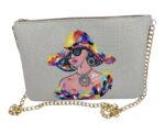 Handpainted Fabric Clutch - Image 