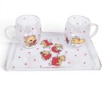 Double Glass Mug & Plexi Tray Set - Image 