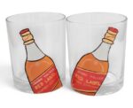 Handpainted Whiskey Glasses - Image 