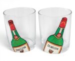 Handpainted Whiskey Glasses - Image 