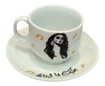 Famous Lebanese Singers Coffee Set (6 Cups & Saucers) - Image 