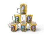 Handpainted White Mug - Image 
