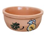Handpainted Pottery Breakfast Bowls - Image 