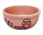 Handpainted Pottery Breakfast Bowls - Image 