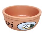 Handpainted Pottery Breakfast Bowls - Image 