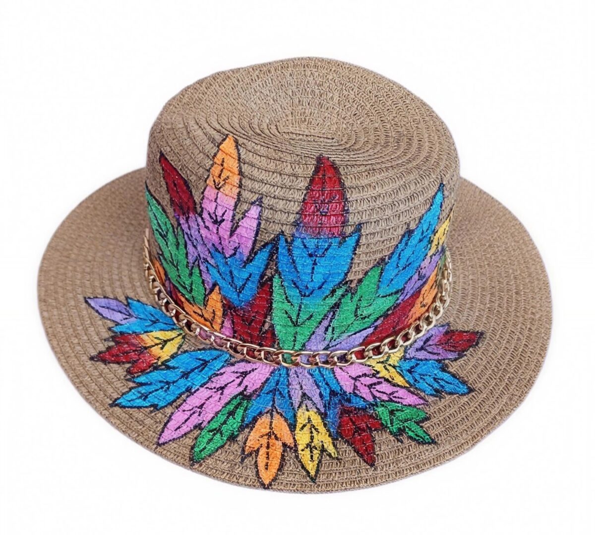 Handpainted Beach Hats - Image 