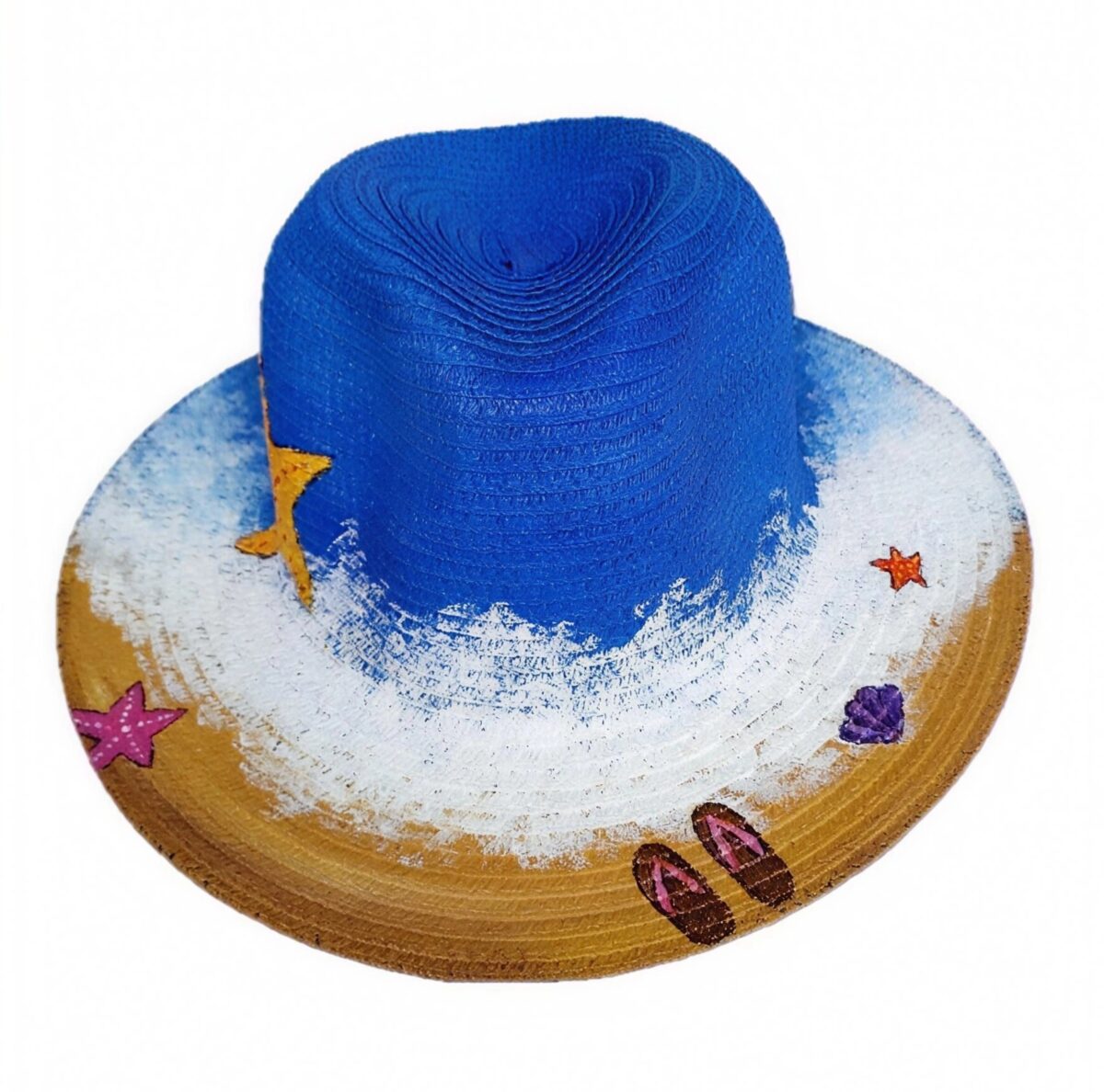 Handpainted Beach Hats - Image 