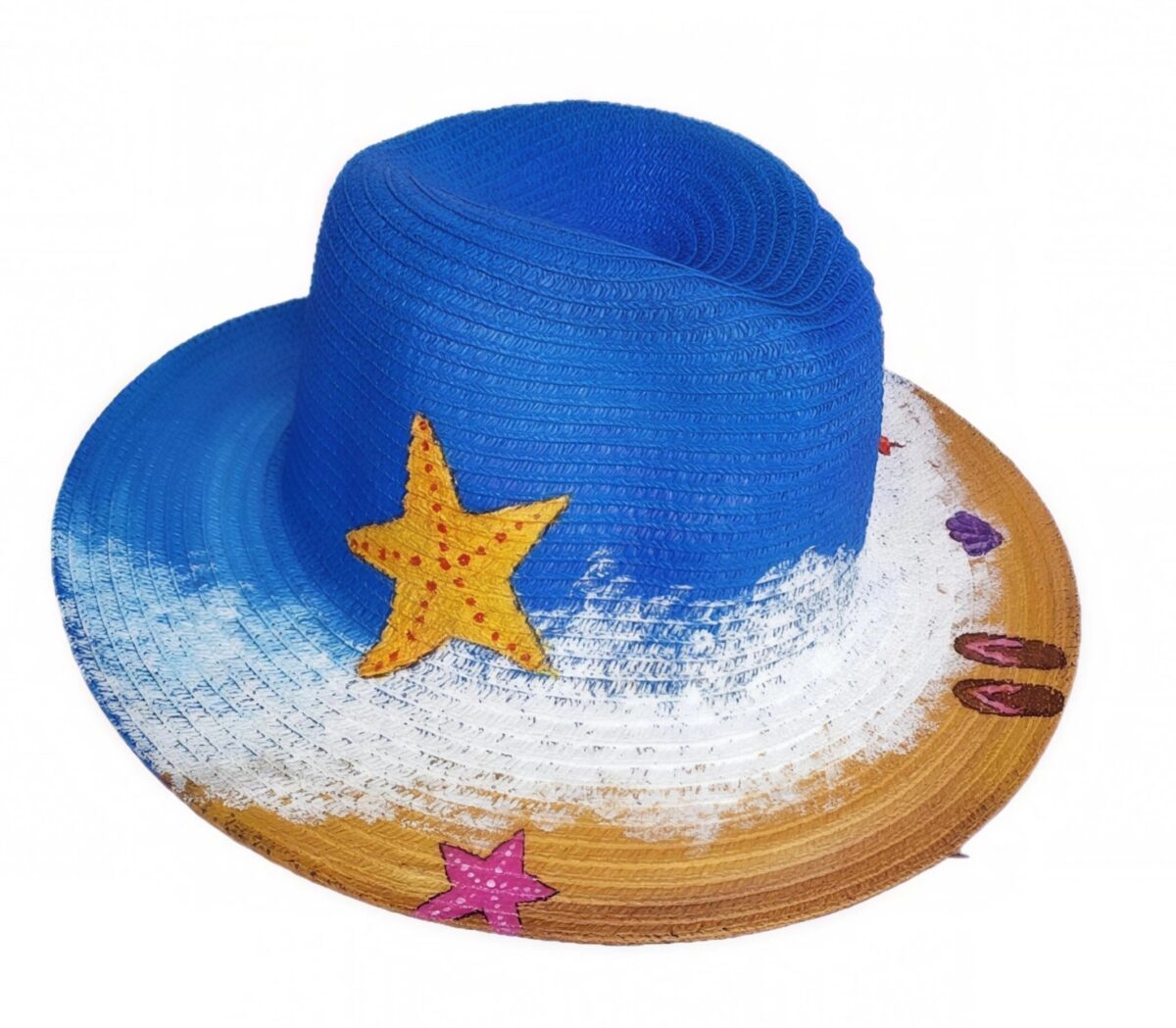 Handpainted Beach Hats - Image 1