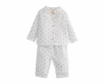 Baby Girls Scalloped Floral Pyjamas - Image 