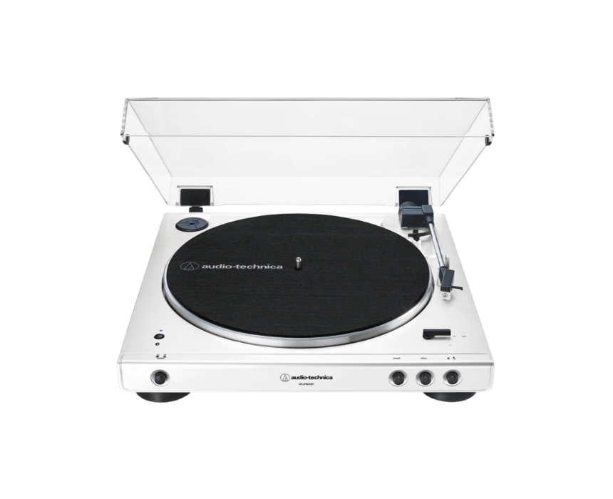 103 Audio-Technica AT-LP60XBT Turntable in White - Image 1