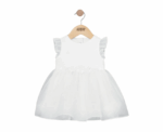 Baby Girls Organza Flower Dress - Image 
