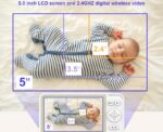 IPS 5 inch Screen Video Baby Monitor by HelloBaby - Image 