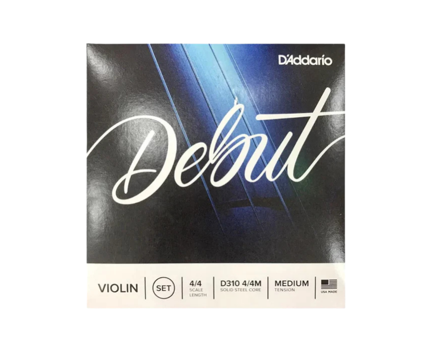 11 DAddario Debut Violin Strings 4/4 Medium D310 - Image 1