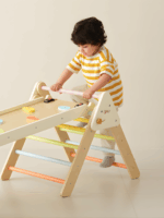 Foldable 5-in-1 Children Triangle Climbing Set - Image 