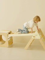 Foldable 5-in-1 Children Triangle Climbing Set - Image 