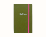 Fighter Notebook in Green and Fuschia - Image 