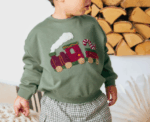 Baby Boys Train Christmas Jumper - Image 