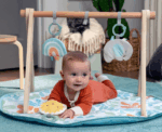 Baby Wooden Play Gym Mat - Image 
