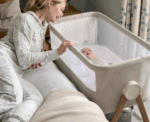 Lua Bedside Crib Fawn - Image 