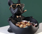 Fashionable Bulldog Storage Ornament - Image 