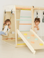 8-in-1 Children Climbing Gym Set - Image 