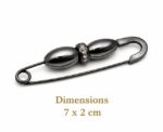 Safety Pin Brooch Jewelry - Image 