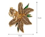 Lily Crystal Brooch - Image 