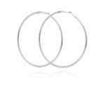 Hoop Earrings Minimal Style - Image 