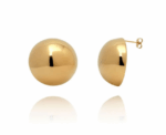 Bold Round Earrings Modern Style - Image 
