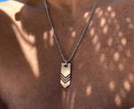 Black Arrows Men Necklace - Image 