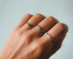 Stackable Rings Set Minimal Style - Image 