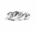 Rolled Band Adjustable Ring - Image 