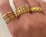 Adjustable Multilayer Chain Ring - Image 