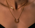 Double layer Gold Plated Necklace - Image 