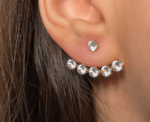 Sparkling Detachable Stud Earrings - Image 