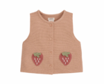 Baby Knitted Waistcoat and Denim Trousers Set - Image 