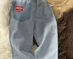 Kids Light Blue Denim Pants - Image 