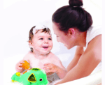 Baby Whale Bath Toy Infantino - Image 