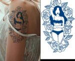 Flower Bed Jagua Tattoo - Image 