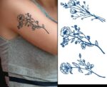 Flower Branches Jagua Tattoo Set - Image 