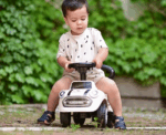 Toddler Sport Ride Car In White - Image 