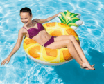 Intex Pineapple Inflatable Tube For Pool - Image 