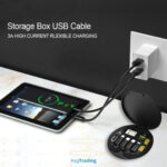 6-in-1 Tech Gadget Storage Box - Image 
