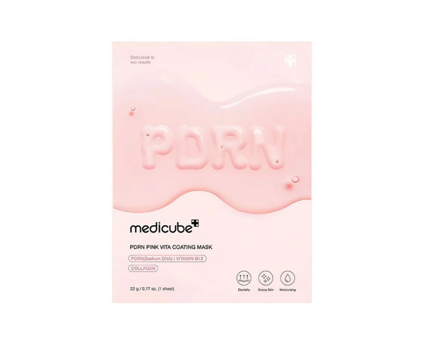 20 Medicube PDRN Pink Vita Coating Mask - Image 1