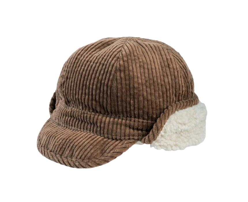 20 Baby Boys Trapper Hat in Brown - Image 1