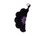 Purple and Black Crochet Sunglasses Case - Image 