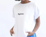 Fighter Tshirt in White - Image 