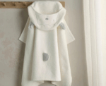 Baby Hooded Bath Towel Lamb - Image 