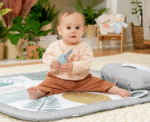 Baby Milestone Activity Play Mat - Image 