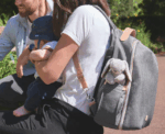 Baby Changing Backpack in Grey - Image 